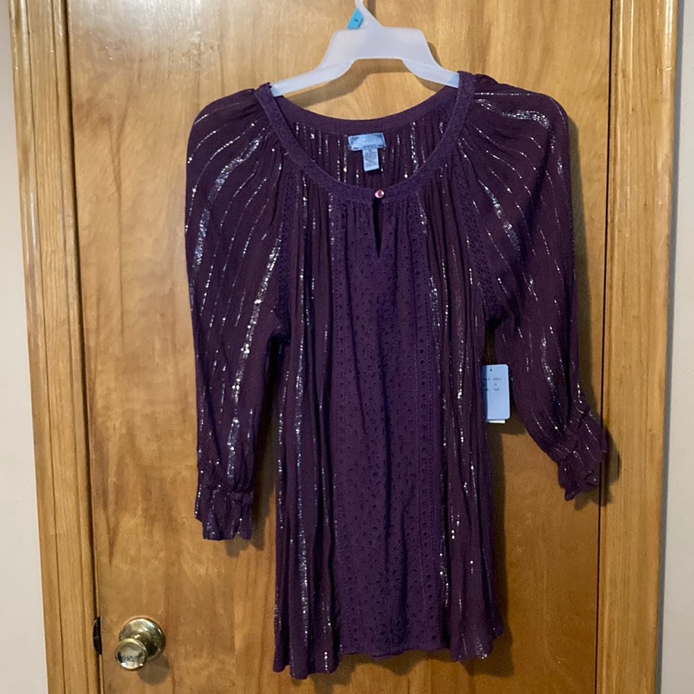 NWT Studio West Womens Blouse